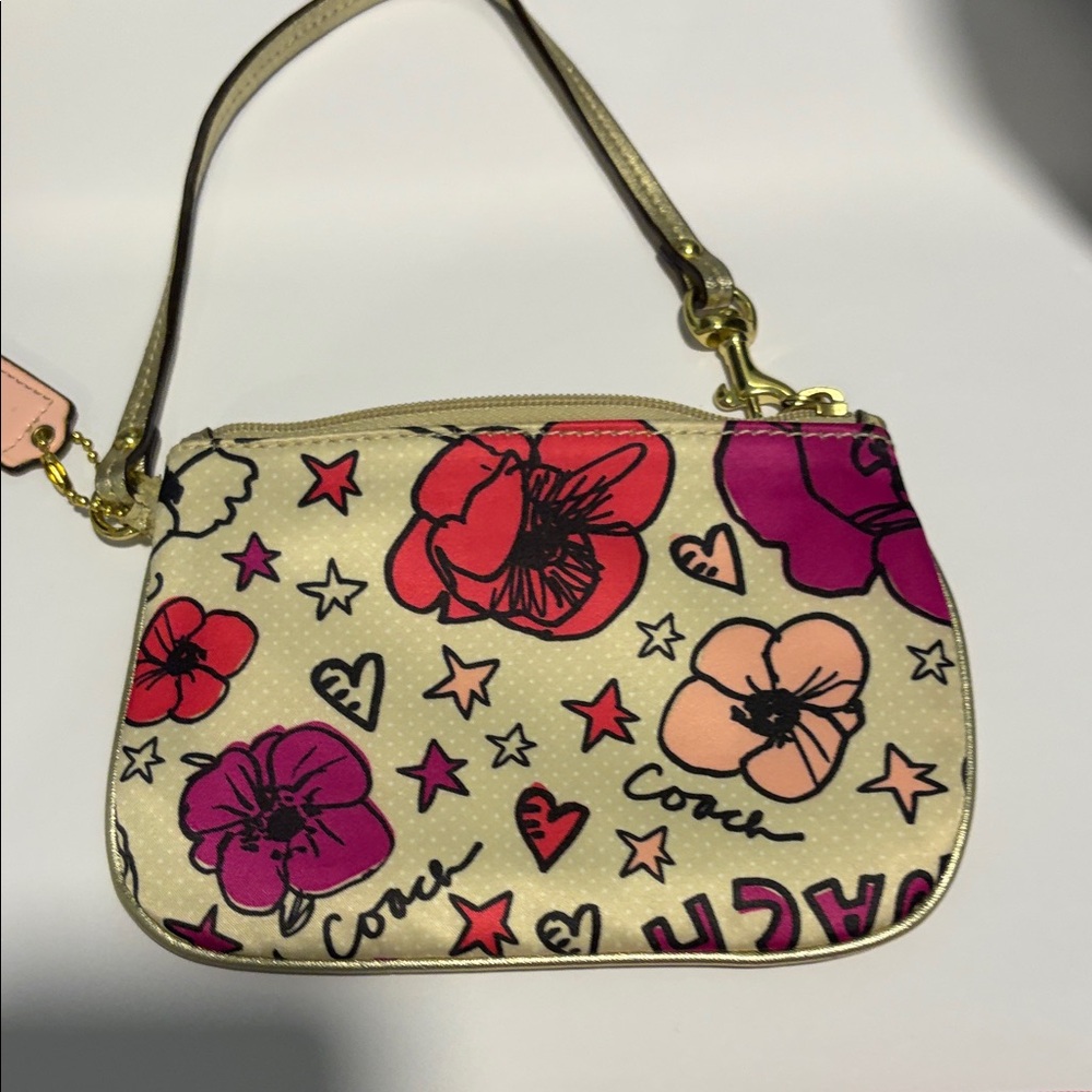 Coach Poppy Kyra Daisy Wristlet Y2K